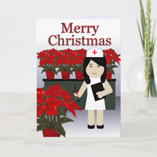 Nurse 2 Christmas Greeting Card