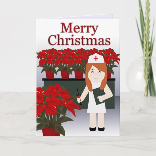 Nurse 5 Christmas Greeting Card