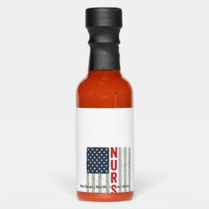 Nurse American Flag Vintage Engraving Shirt Design Hot Sauces