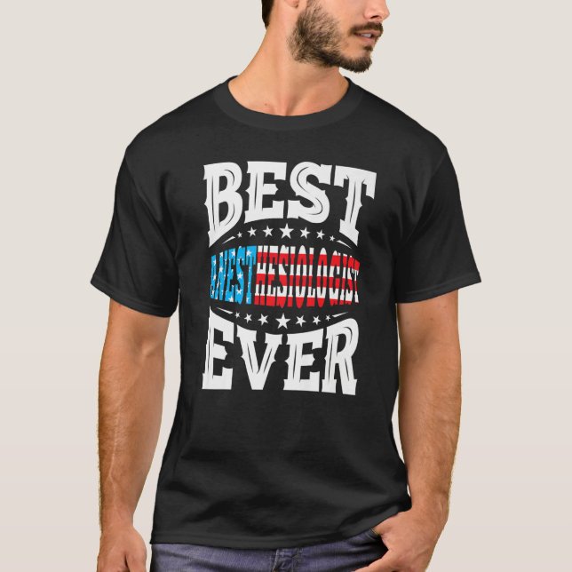 Nurse Anesthesiologist 4th Fourth Of July Usa Amer T-Shirt (Front)