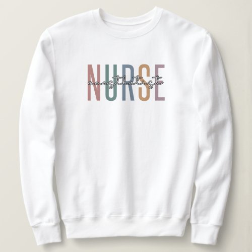 Nurse Anesthetist CRNA Gifts for anesthesiologists Sweatshirt