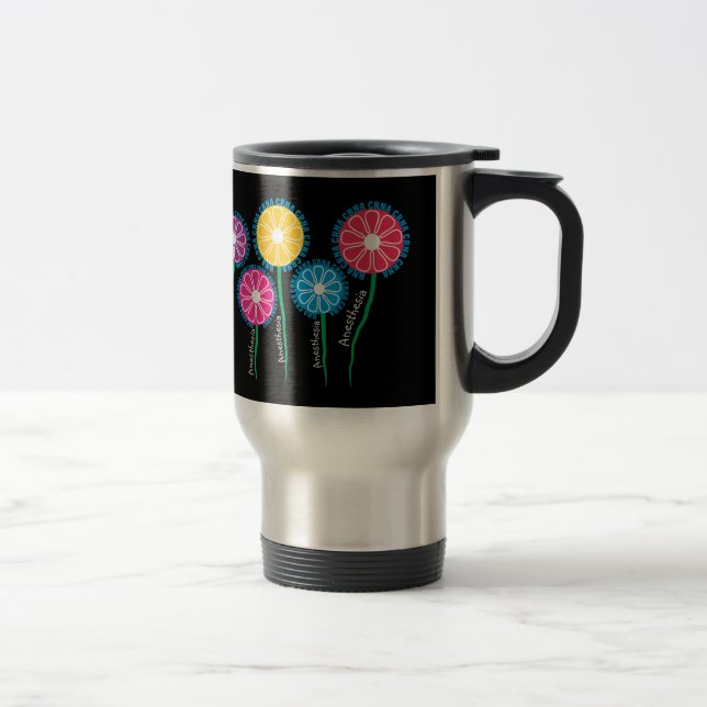 Nurse Anesthetist CRNA Travel Mug (Right)