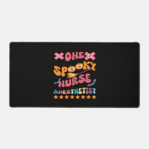 Nurse Anesthetist - One Spooky Nurse Anesthetist - Desk Mat