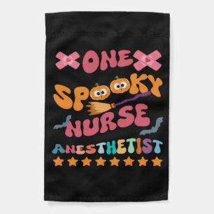 Nurse Anesthetist - One Spooky Nurse Anesthetist - Garden Flag