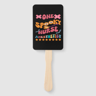 Nurse Anesthetist - One Spooky Nurse Anesthetist - Hand Fan