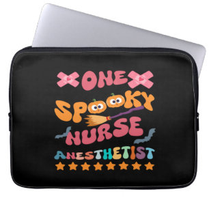 Nurse Anesthetist - One Spooky Nurse Anesthetist - Laptop Sleeve