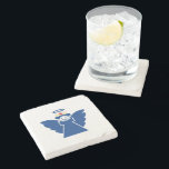 Nurse Angel Stone Coaster<br><div class="desc">THANK YOU FOR CHECKING OUT MY DESIGN! :-) This design pretty much says it all! Nurses truly are angels on earth! Thank you for all you do! Anyway... by clicking the "Customize it" button, you can make various changes depending upon what product it is, like change the background to have...</div>