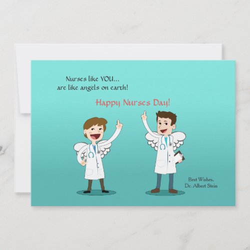 Nurse Angels Nurses Day Card