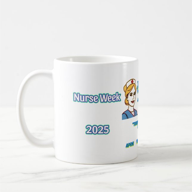 Nurse Appreciation Art Mug Design (Left)