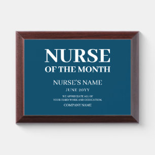 Nurse Appreciation Custom Award Plaque