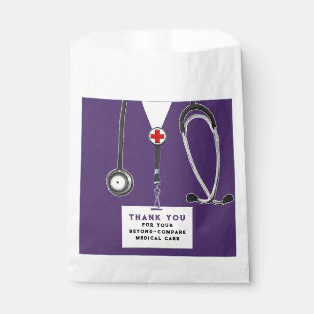 Nurse Appreciation Favor Bag (Front)