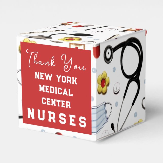 Nurse Appreciation Favor Boxes (Front Side)