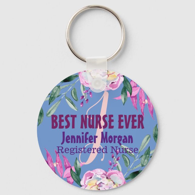 Nurse appreciation gift keychain (Front)