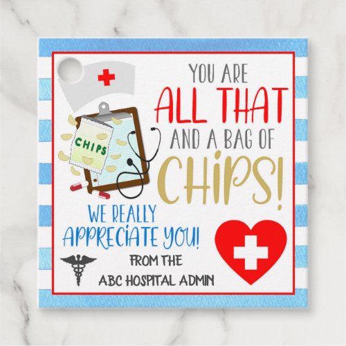 Nurse Appreciation Gift Tag