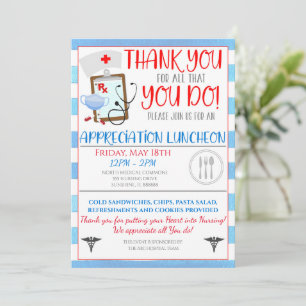 Nurse Appreciation Luncheon Invitation