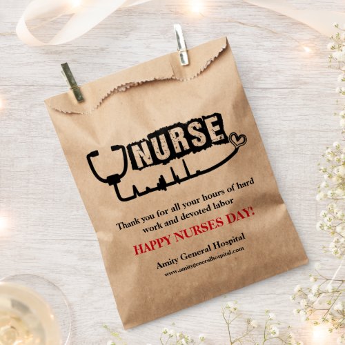 Nurse Appreciation Nurses Day National Nurses Week Favor Bag