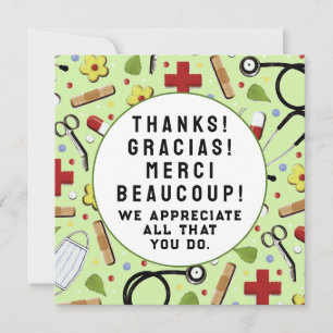 Nurse Appreciation Thank You Card