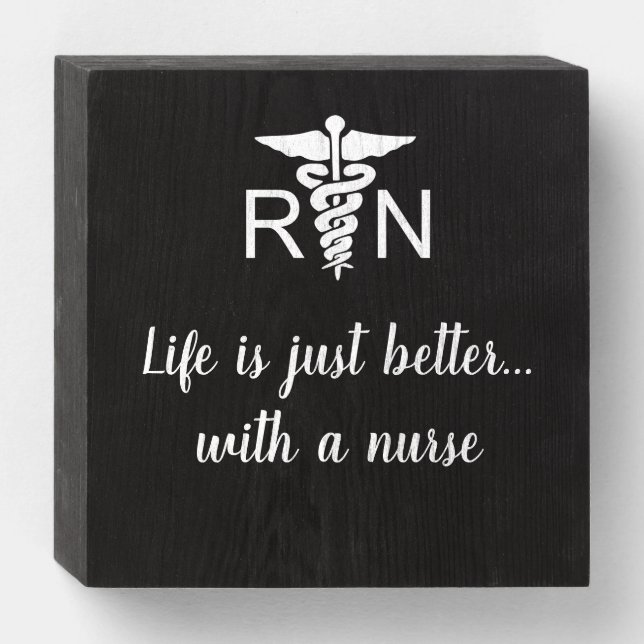 Nurse Appreciation theme Home Decor Box Sign (Front Horizontal)