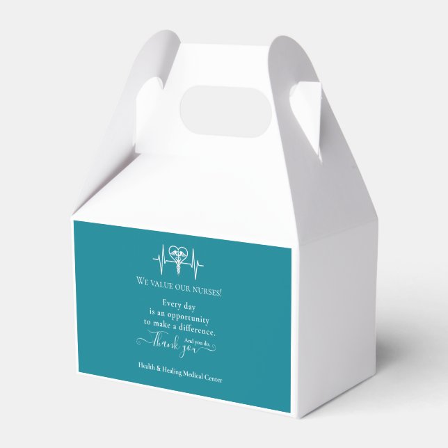 Nurse Appreciation Week Month Bulk Favor Box (Front Side)