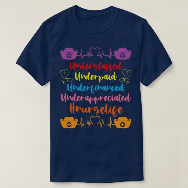 Nurse Appreciation Week Nurse Badge Reel Day T-Shirt (Design Front)