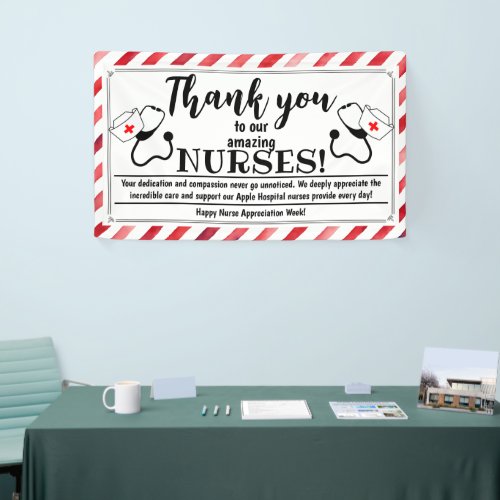 Nurse Appreciation Week Thank You amazing nurses Banner