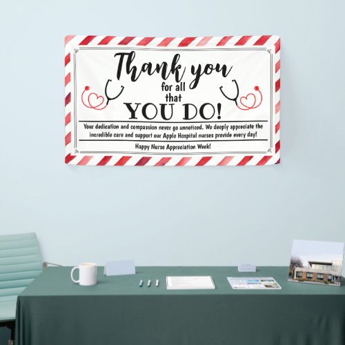 Nurse Appreciation Week Thank You amazing nurses Banner