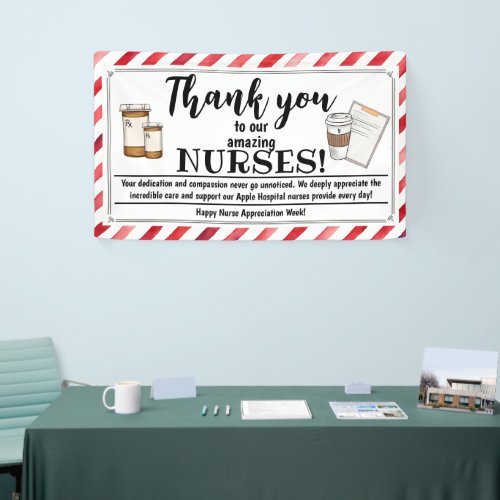 Nurse Appreciation Week Thank You amazing nurses Banner