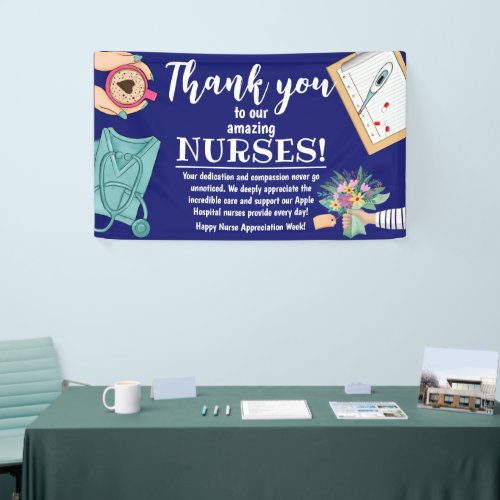 Nurse Appreciation Week Thank You amazing nurses Banner