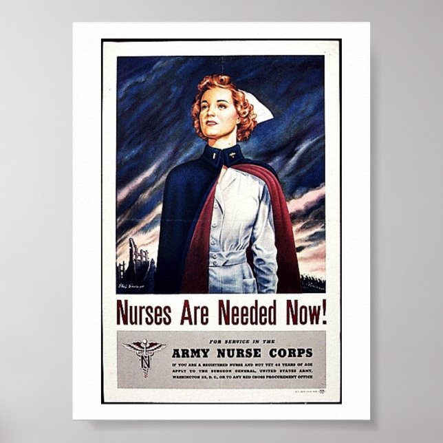 Nurse Are Needed Now! Poster (Front)