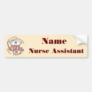 Nurse Assistant Axiom custom name Bumper Sticker