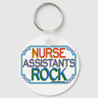 Nurse Assistants Rock Keychain
