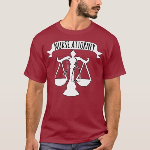 Nurse Attorney Lawyers Scales Of Justice  RN T_Shirt