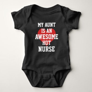 Nurse Aunt Baby Bodysuit by 1000dollartshirt at Zazzle