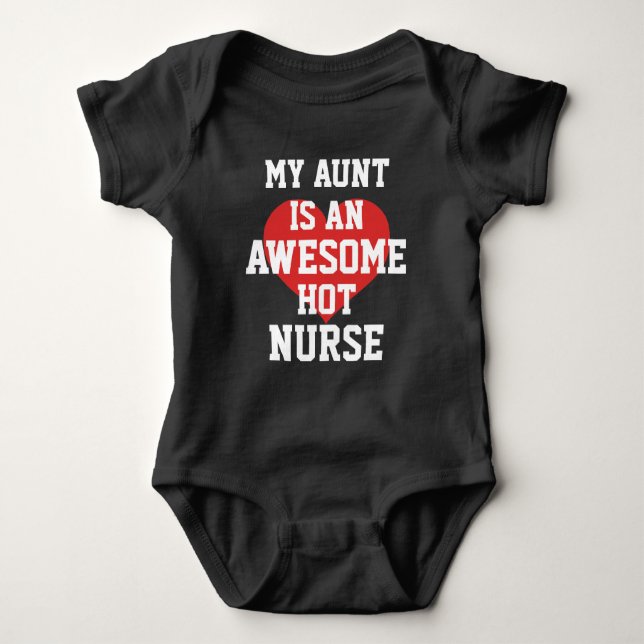 Nurse Aunt Baby Bodysuit (Front)