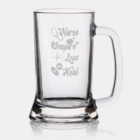 Nurse Barware Inspire Love Heal Med Therapist