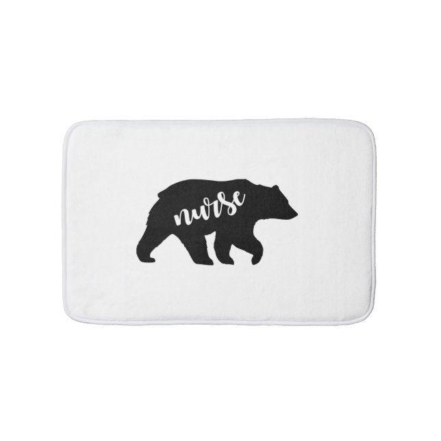 Nurse Bear  Bath Mat (Front)
