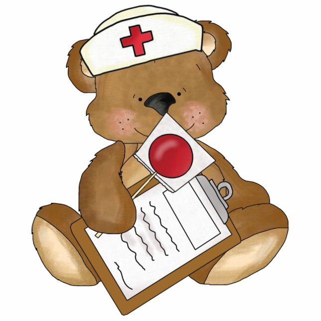 Nurse Bear photo sculptures (Front)