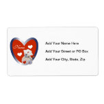 Nurse Bear With Heart T-shirts and Gifts Label