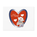 Nurse Bear With Heart T-shirts and Gifts Postcard