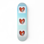 Nurse Bear With Heart T-shirts and Gifts Skateboard