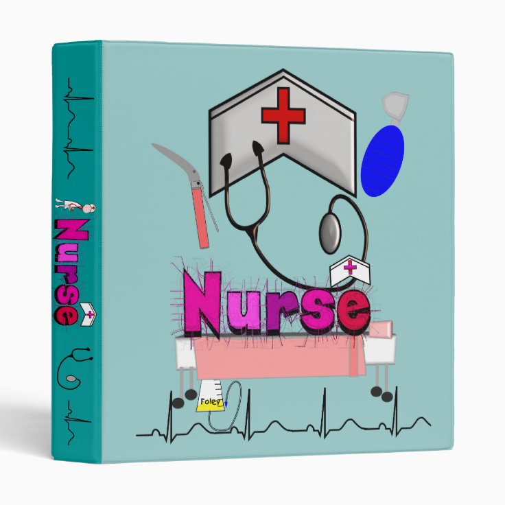 Nurse Binder, Unique Design for Nurses Binder Zazzle