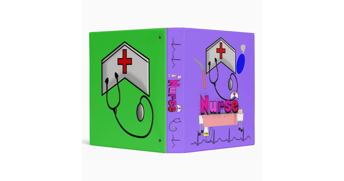 Nurse Binder, Unique Design for Nurses Binder Zazzle
