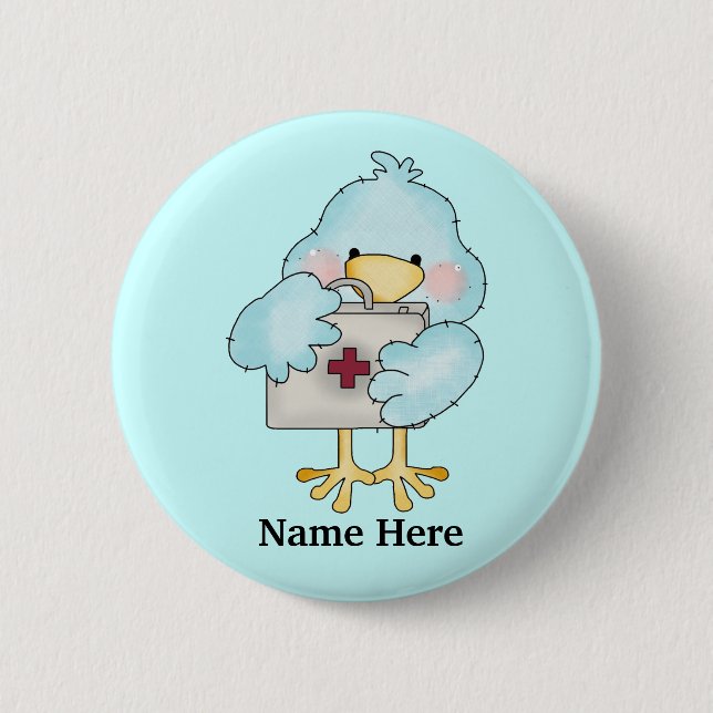 Nurse Birdie Button (Front)
