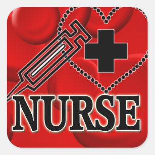 Red Cross Nurse Symbol Button with White Heart | Zazzle