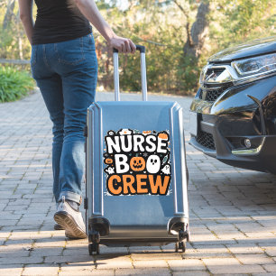 Nurse Boo Crew Halloween Healthcare Hero Spooky Sticker