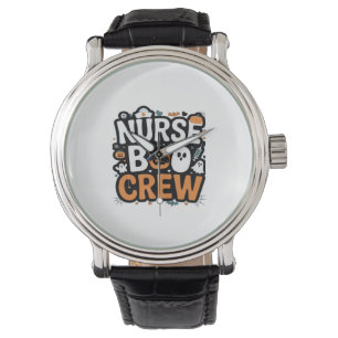 Nurse Boo Crew Halloween Healthcare Hero Spooky Watch