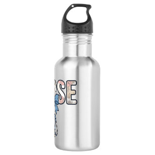 Nurse Bow Stethoscope Vintage Floral Stainless Steel Water Bottle