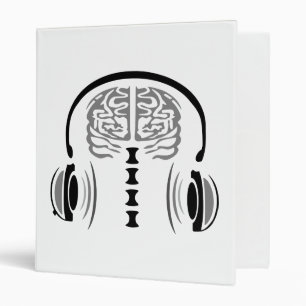 Nurse Brain Gray Listening to Song Binder