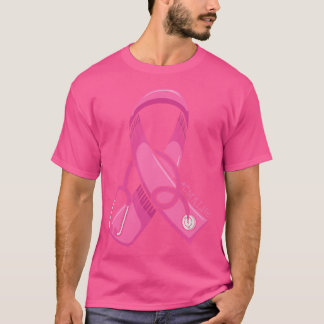 Nurse Breast Cancer Awareness Pink Ribbon Nursing  T-Shirt