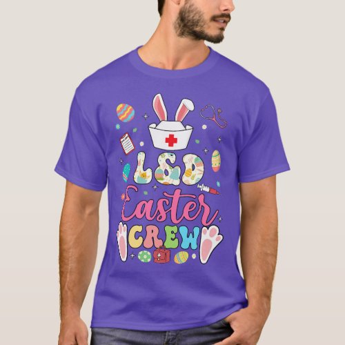 Nurse Bunny LD Easter Nurse Crew Easter Day Deliv T_Shirt